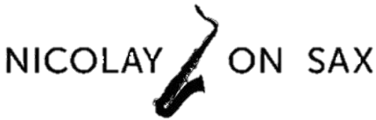 Nicolay on Sax